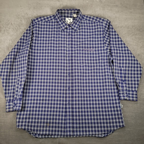 South Pole Other - South Pole Y2K Plaid Shirt Long Sleeve Button Up Pocket Front XL Grunge